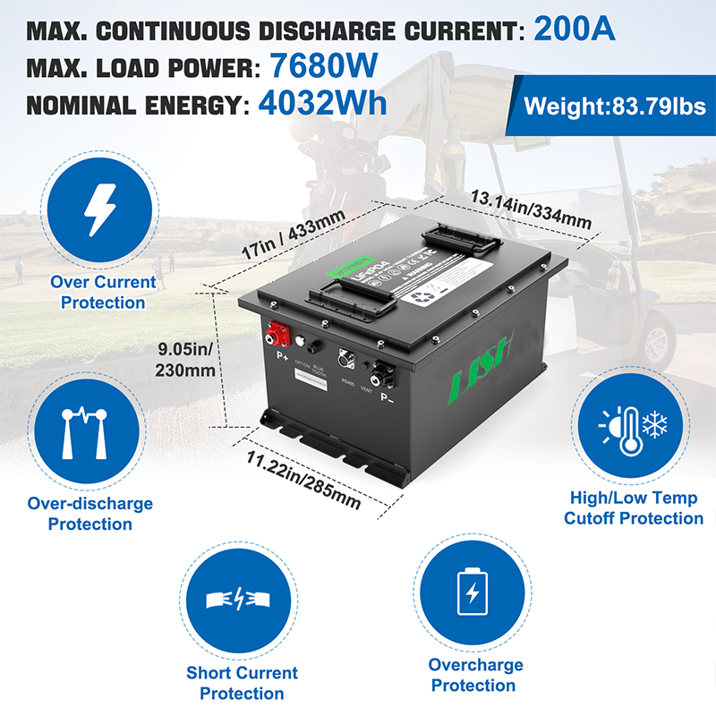 36V Deep Cycle Lithium Ion Battery