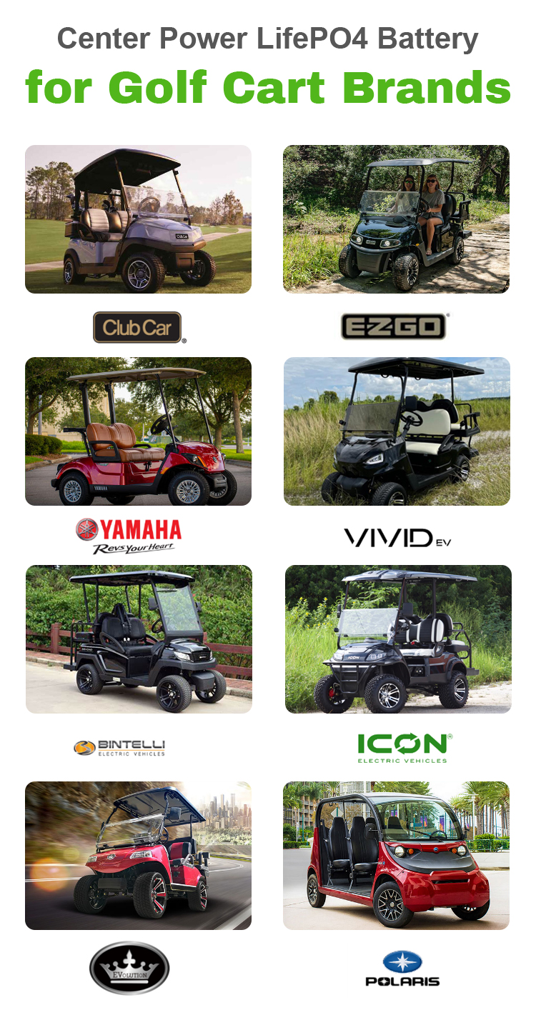  Lifepo4 15Ah Golf Cart Battery Pack Energy Storage Pack