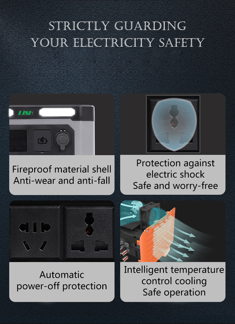 Portable Emergency Power Bank Station Power Battery Pack