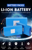 36V 100Ah Rechargeable Li-ion Lifepo4 Lithium Ion Battery Pack