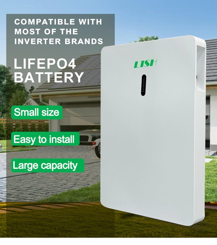 48v 51.2v lifepo4 powerwall 10kw home solar system 