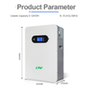 Wall Mounted 5KWH Lithium Ion Energy Storage System 