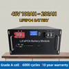 Stackable 51.2V 100ah LiFePO4 Battery 6000 Cycle Life 