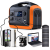 1200W EU Plug Camping Battery Portable Solar Power Station