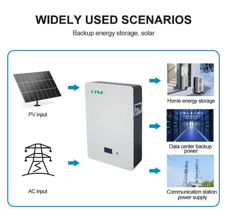 48V 100Ah BMS Wall-Mounted Lifepo4 Solar Battery