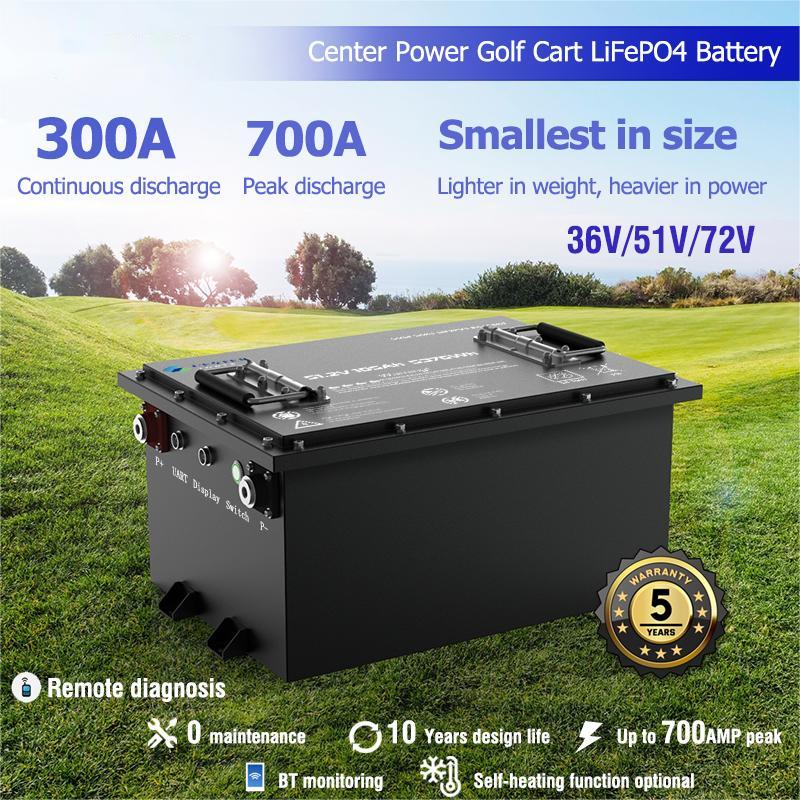  Lifepo4 15Ah Golf Cart Battery Pack Energy Storage Pack