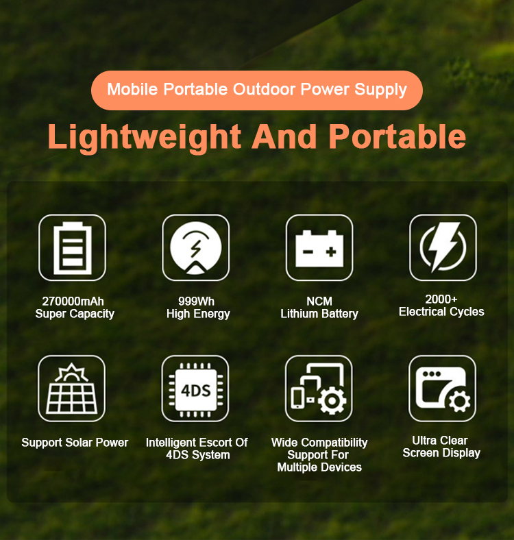 300W 220V Portable Mobile Power Station