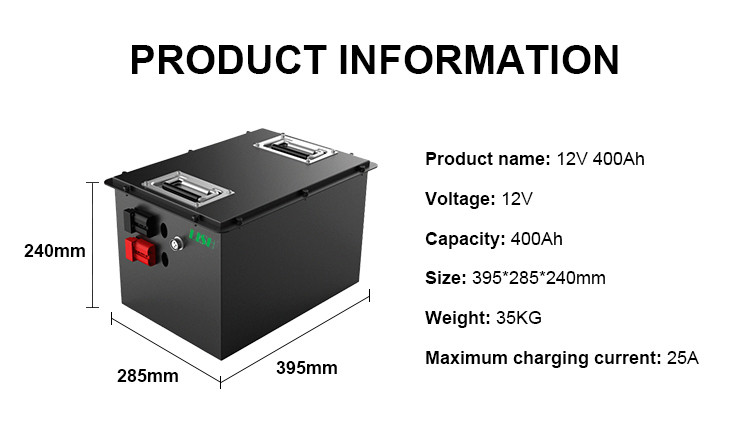 48V 50Ah 26650 AGV car lithium iron phosphate battery