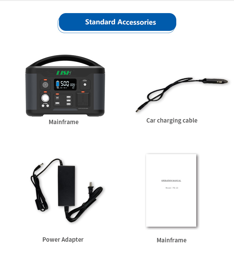 600WH Lithium Battery Portable Power Station