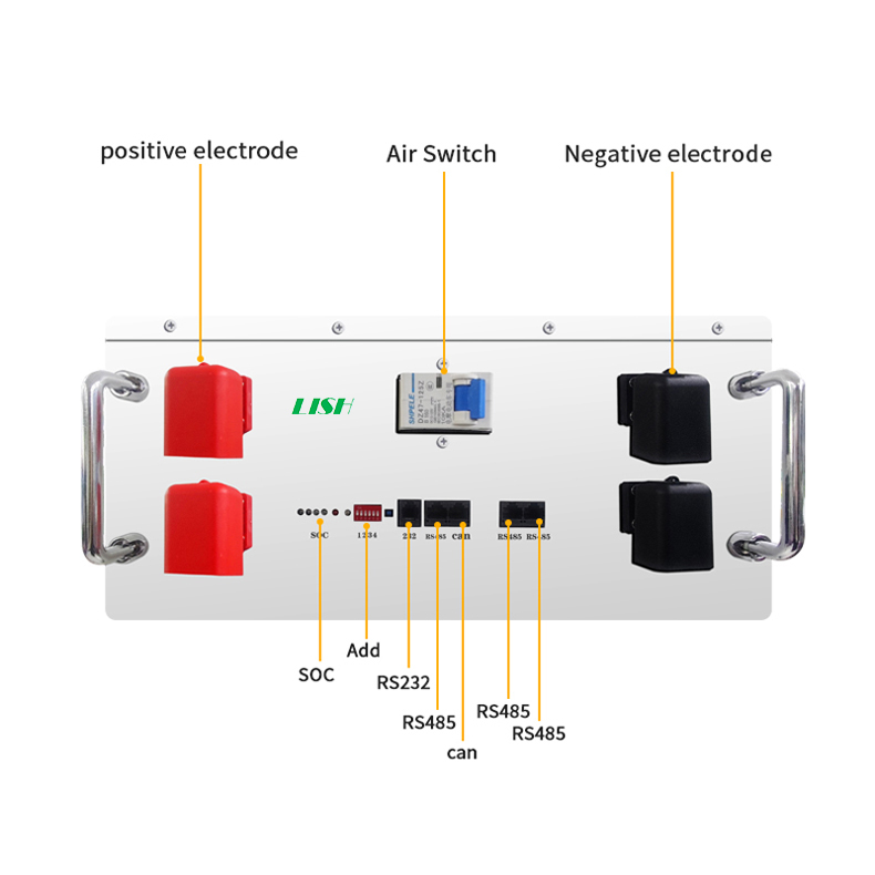 Wall-mounted LiFePO4 Battery 5kwh Lithium Battery