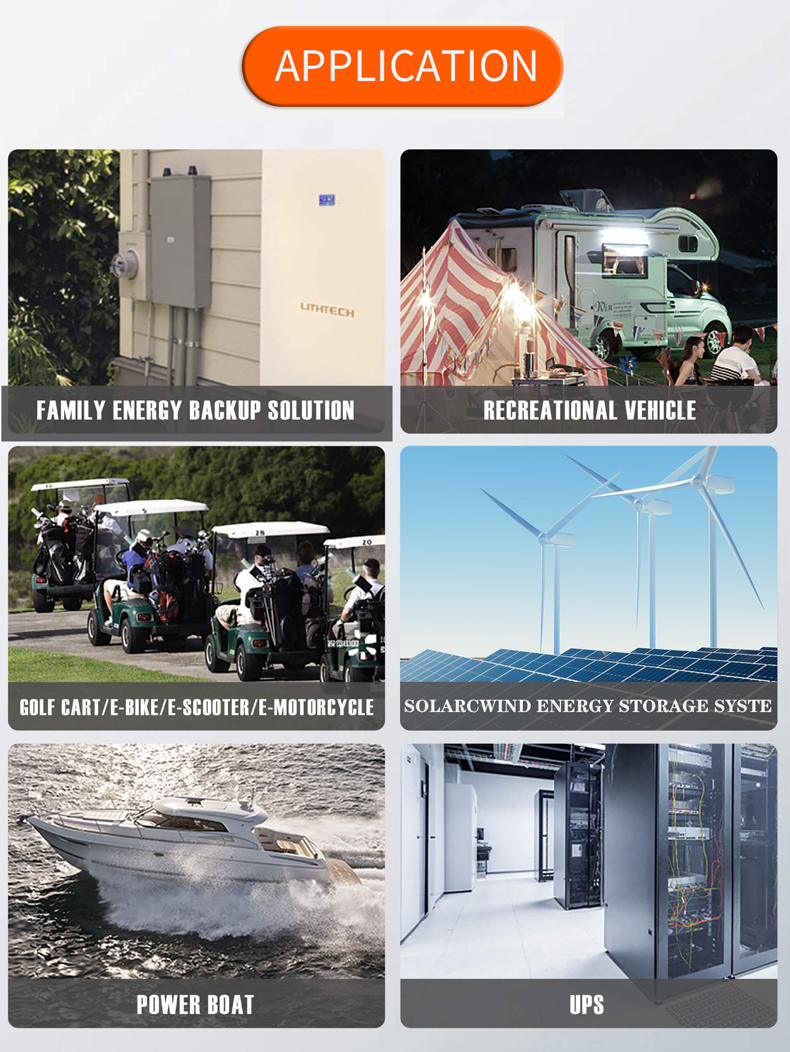 Wall-mounted LiFePO4 Battery 5kwh Lithium Battery