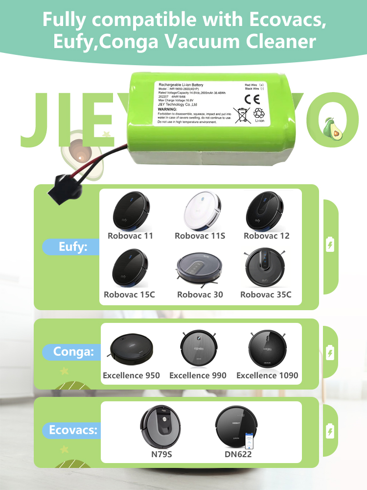 Robot Vacuum Cleaner Battery