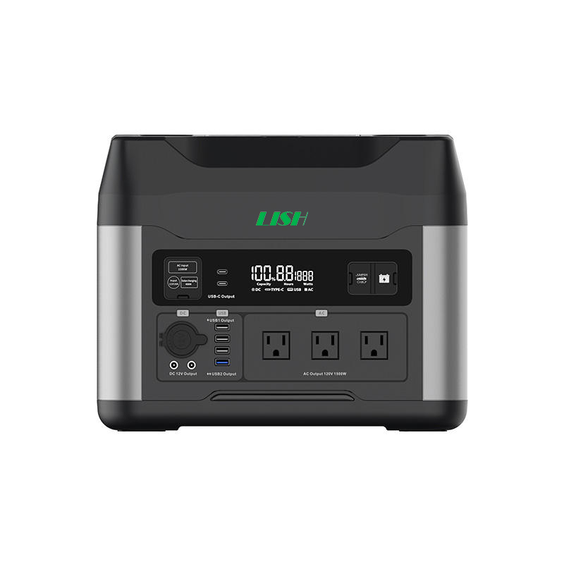 2200W Solar Generator Outdoor Camping Emergency Power Supply 