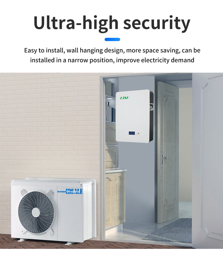 48V 100Ah BMS Wall-Mounted Lifepo4 Solar Battery